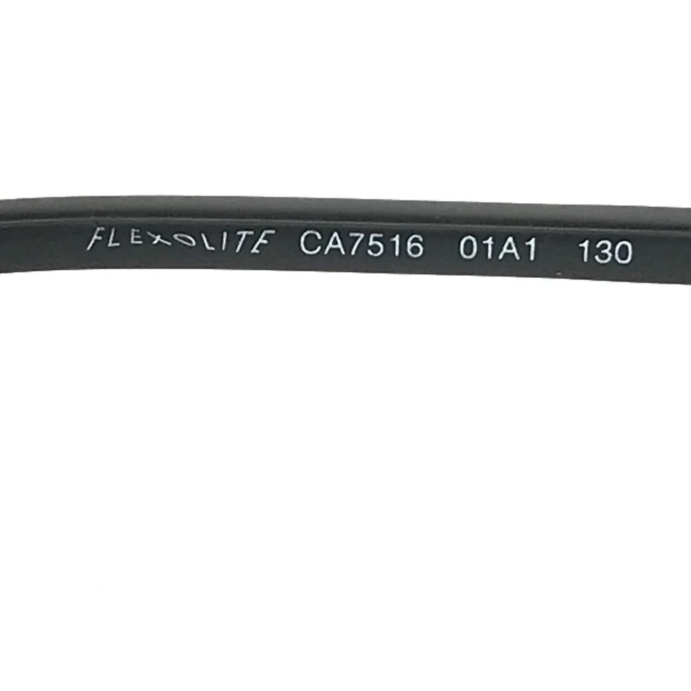 Carrera Eyeglasses Frames CA7516 01A1 Black Gunmetal Gray Rectangular 47-16-130